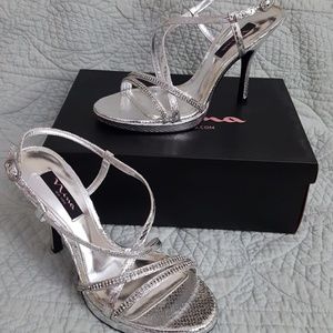 Nina formal silver sandal
